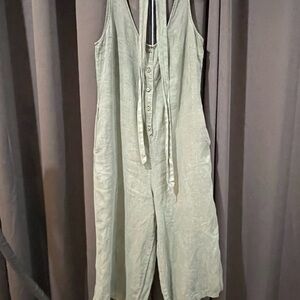 CeCe Sage Green Jumpsuit